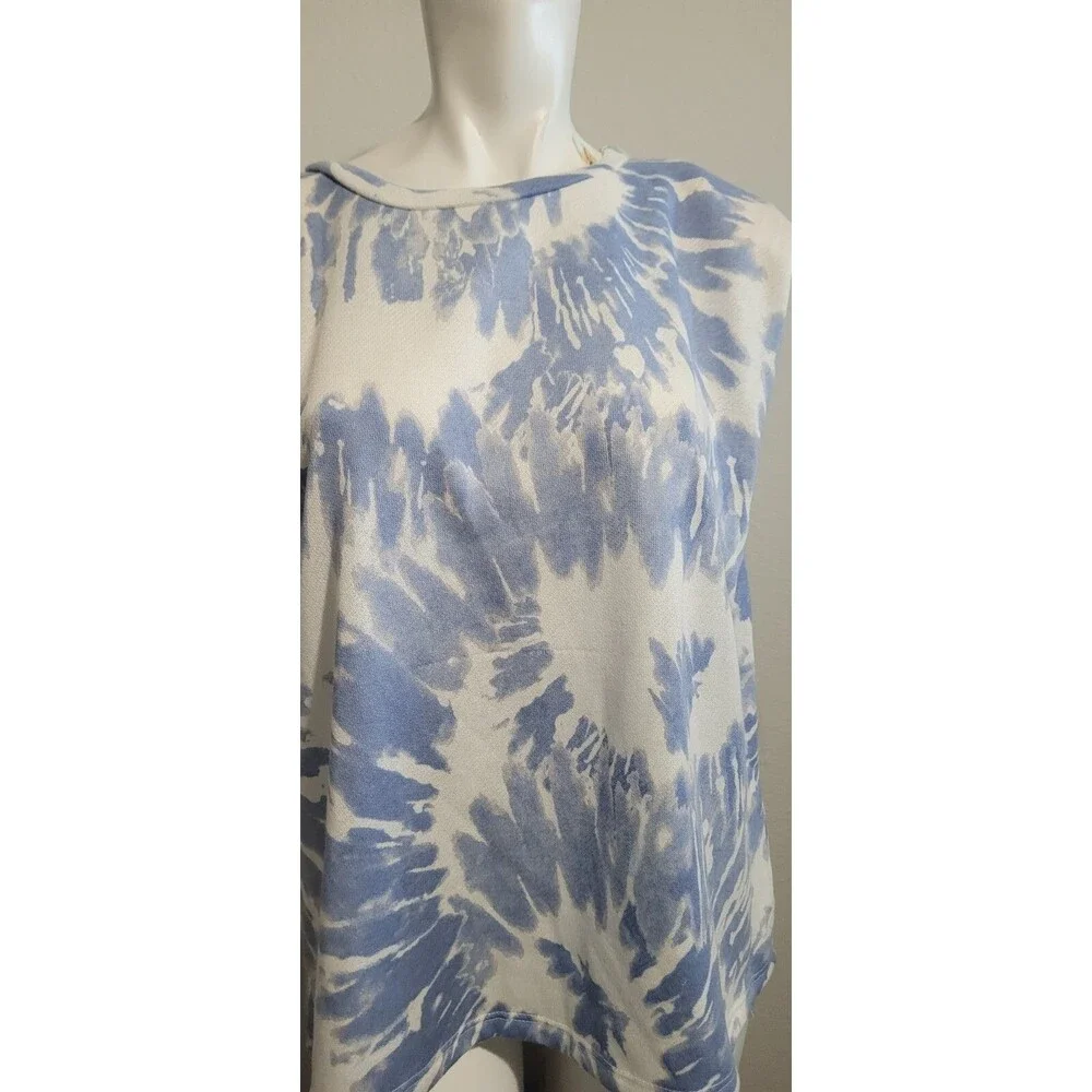 Entro Anthropologie L Knit Top Shirt shoulder pad stretch